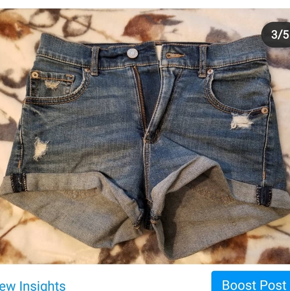 3/$30 High Rise Retro Shorts - Picture 4 of 7